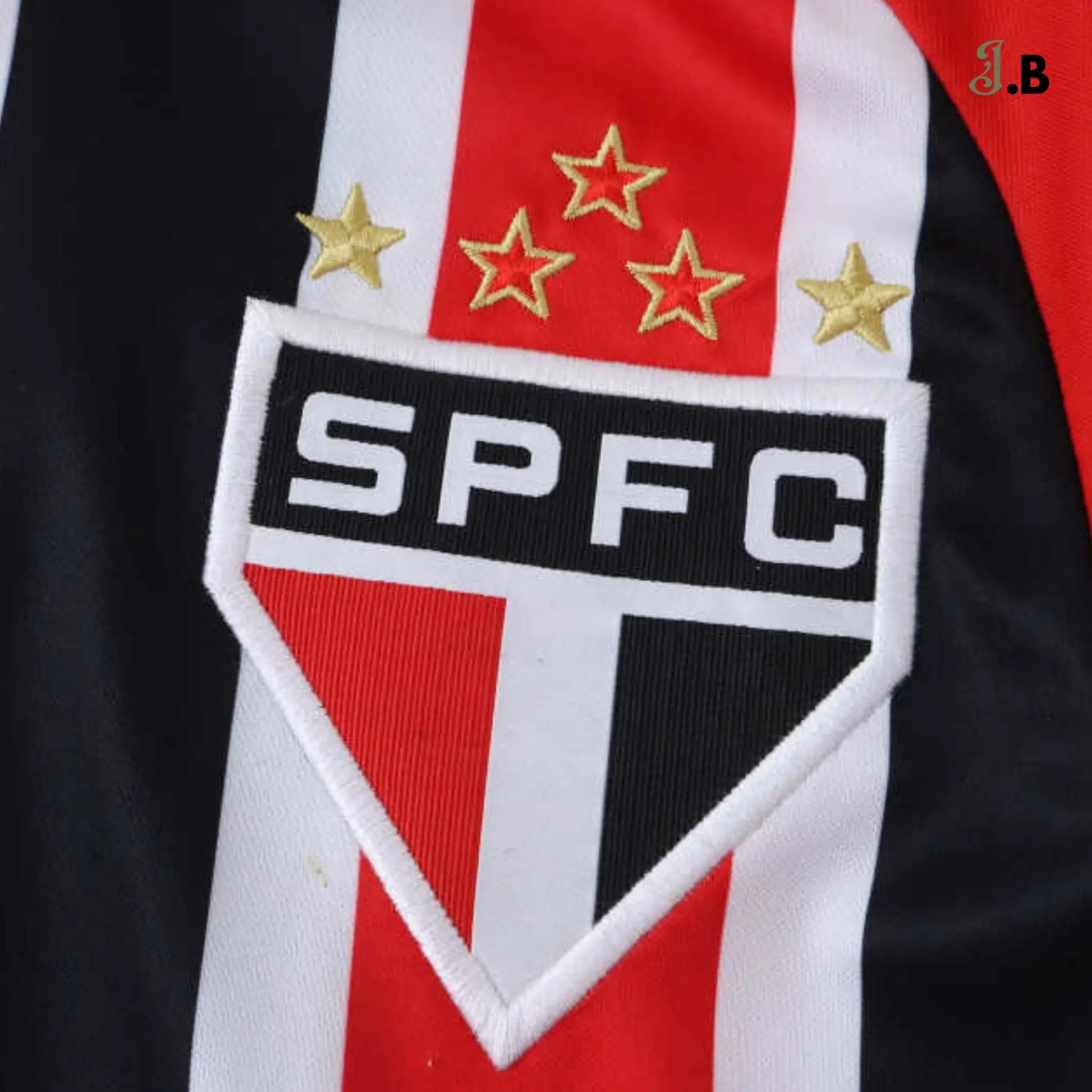 São Paulo FC Vintage Striped Away Fan Jersey - JogaBonito - Jersey