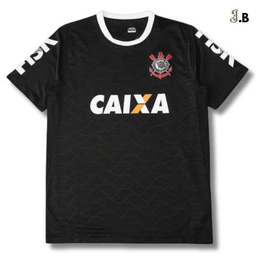 SC Corinthians Vintage 08 Black Away Jersey - JogaBonito - Jersey