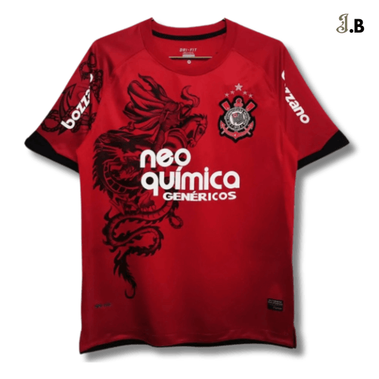 SC Corinthians Vintage 11 Red Third Jersey - JogaBonito - Jersey