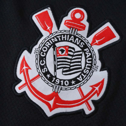 SC Corinthians Vintage Black Training Jersey - JogaBonito - Jersey