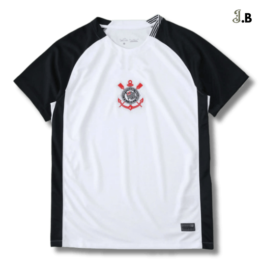 SC Corinthians Vintage White Training Jersey - JogaBonito - Jersey