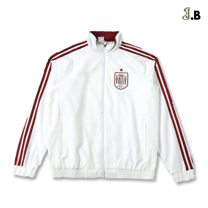 Spain 2026 World Cup White/Red Windbreaker - JogaBonito - Windbreaker