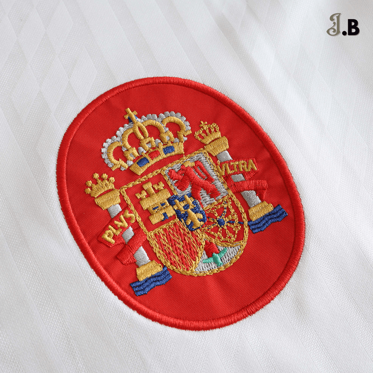 Spain Vintage 1994 White/Red Away Fan Jersey - JogaBonito - Jersey