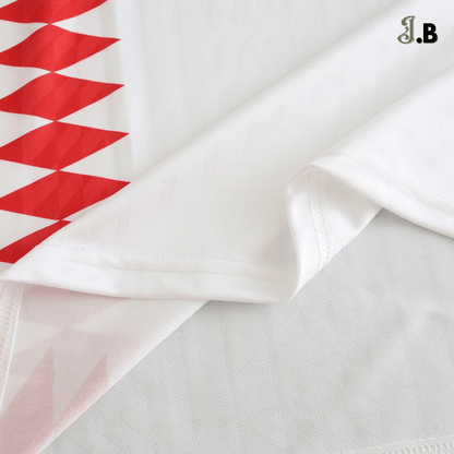 Spain Vintage 1994 White/Red Away Fan Jersey - JogaBonito - Jersey