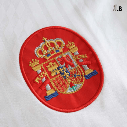 Spain Vintage 94 Away Fan Version White Jersey - JogaBonito - Jersey