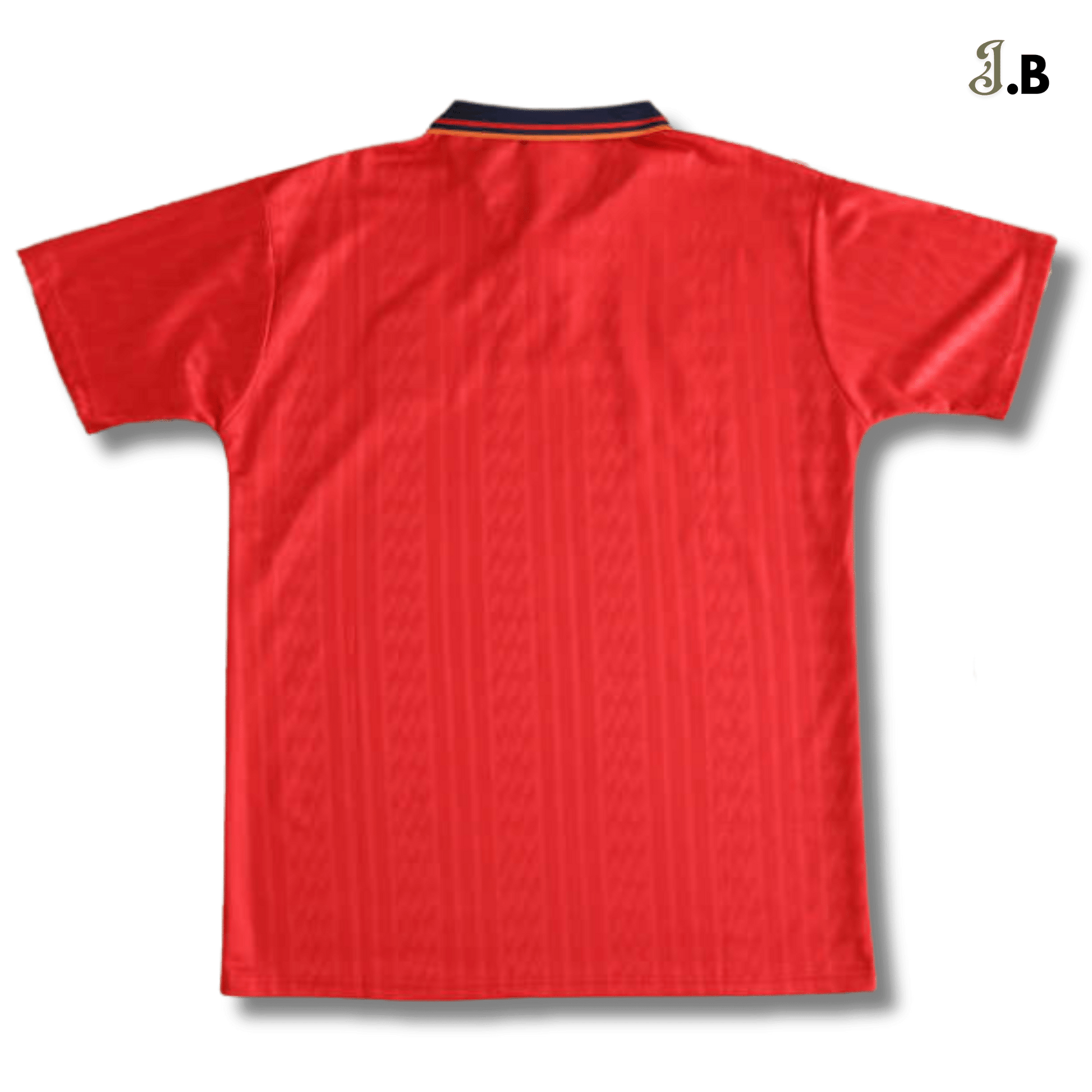 Spain Vintage 94 Home Fan Version Red Jersey - JogaBonito - Jersey