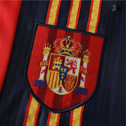 Spain Vintage 96 Home Fan Version Red Jersey - JogaBonito - Jersey