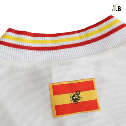 Spain Vintage 96 Third Fan Version White Jersey - JogaBonito - Jersey