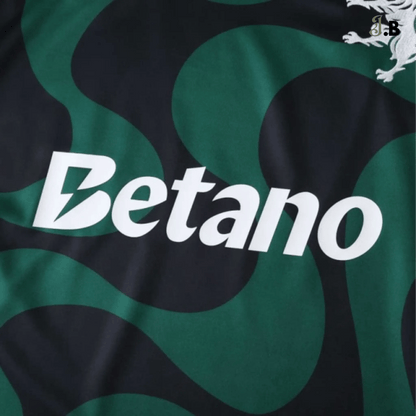Sporting CP Green & Black Striped 3rd Fan Jersey - JogaBonito - Jersey