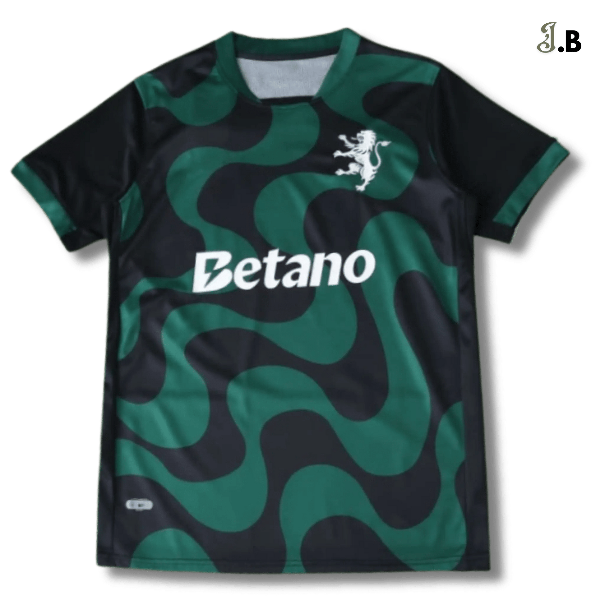 Sporting CP Green & Black Striped 3rd Fan Jersey - JogaBonito - Jersey
