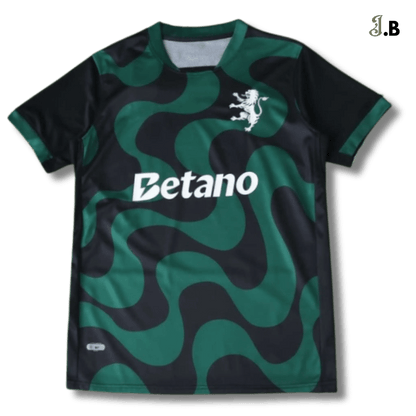 Sporting CP Green & Black Striped 3rd Fan Jersey - JogaBonito - Jersey