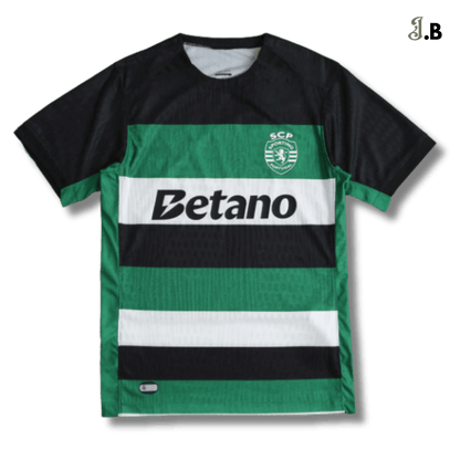 Sporting CP Green & White Stripe Home Fan Jersey - JogaBonito - Jersey