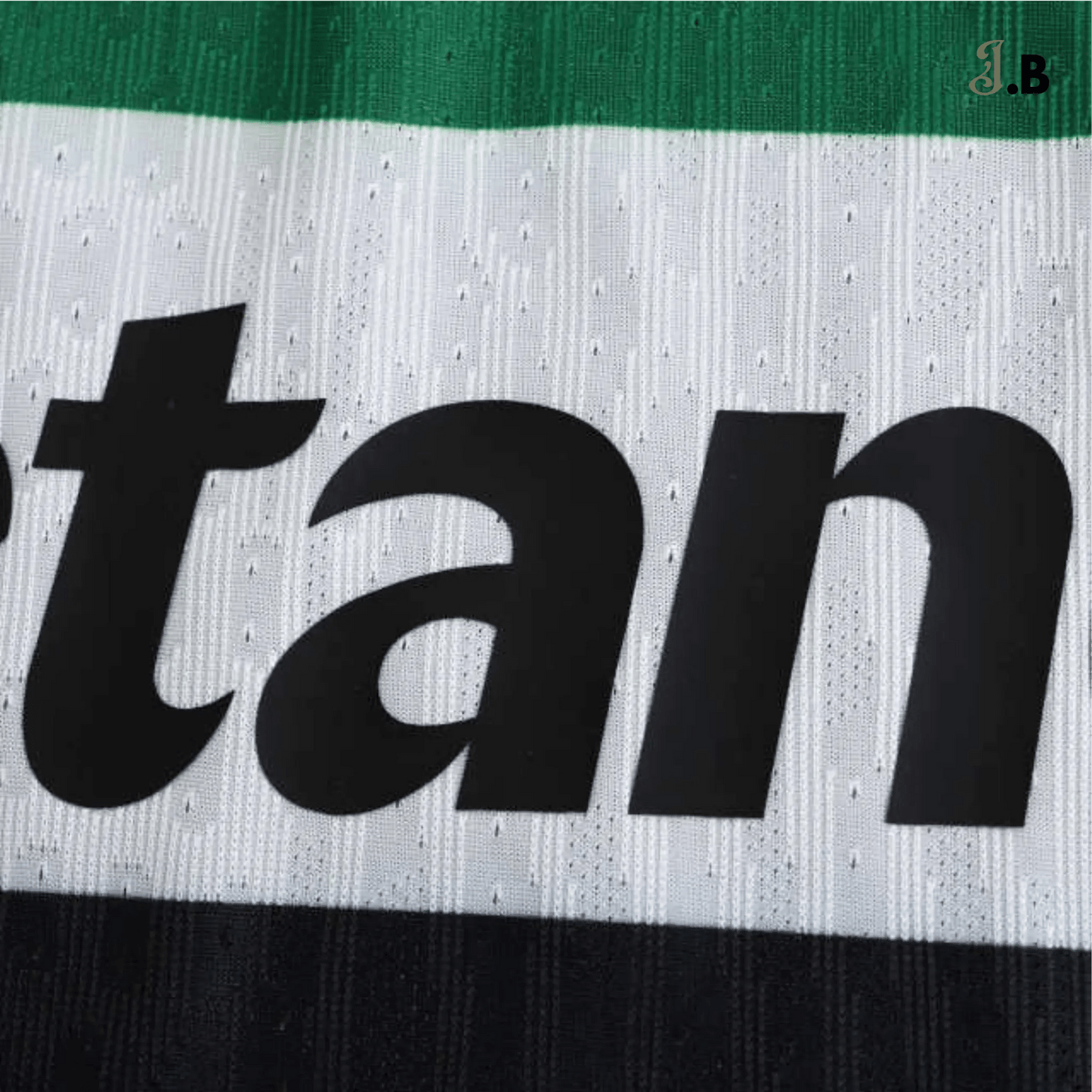 Sporting CP Green & White Stripe Home Fan Jersey - JogaBonito - Jersey