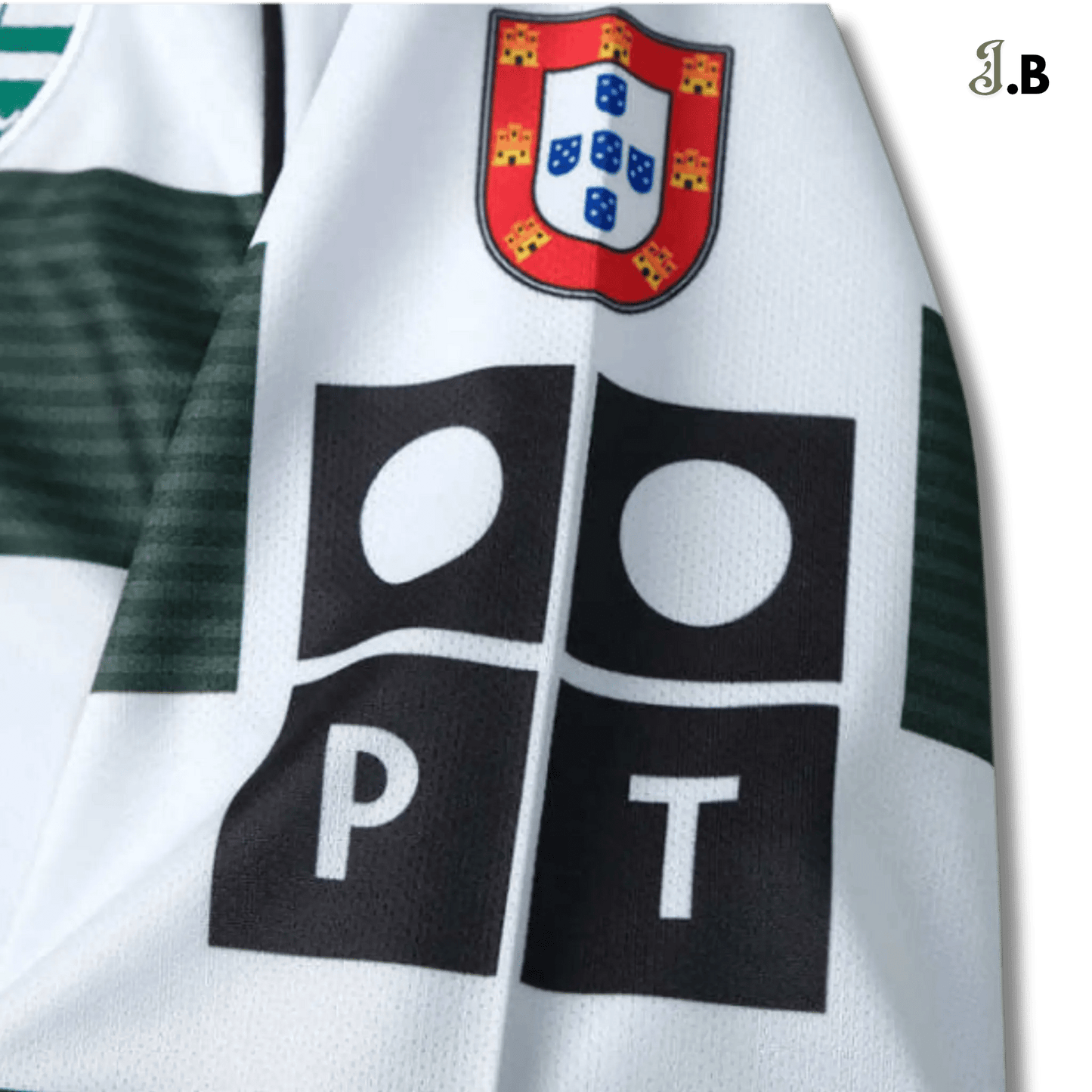 Sporting CP Vintage 01 Green & White Home Fan Jersey - JogaBonito - Jersey