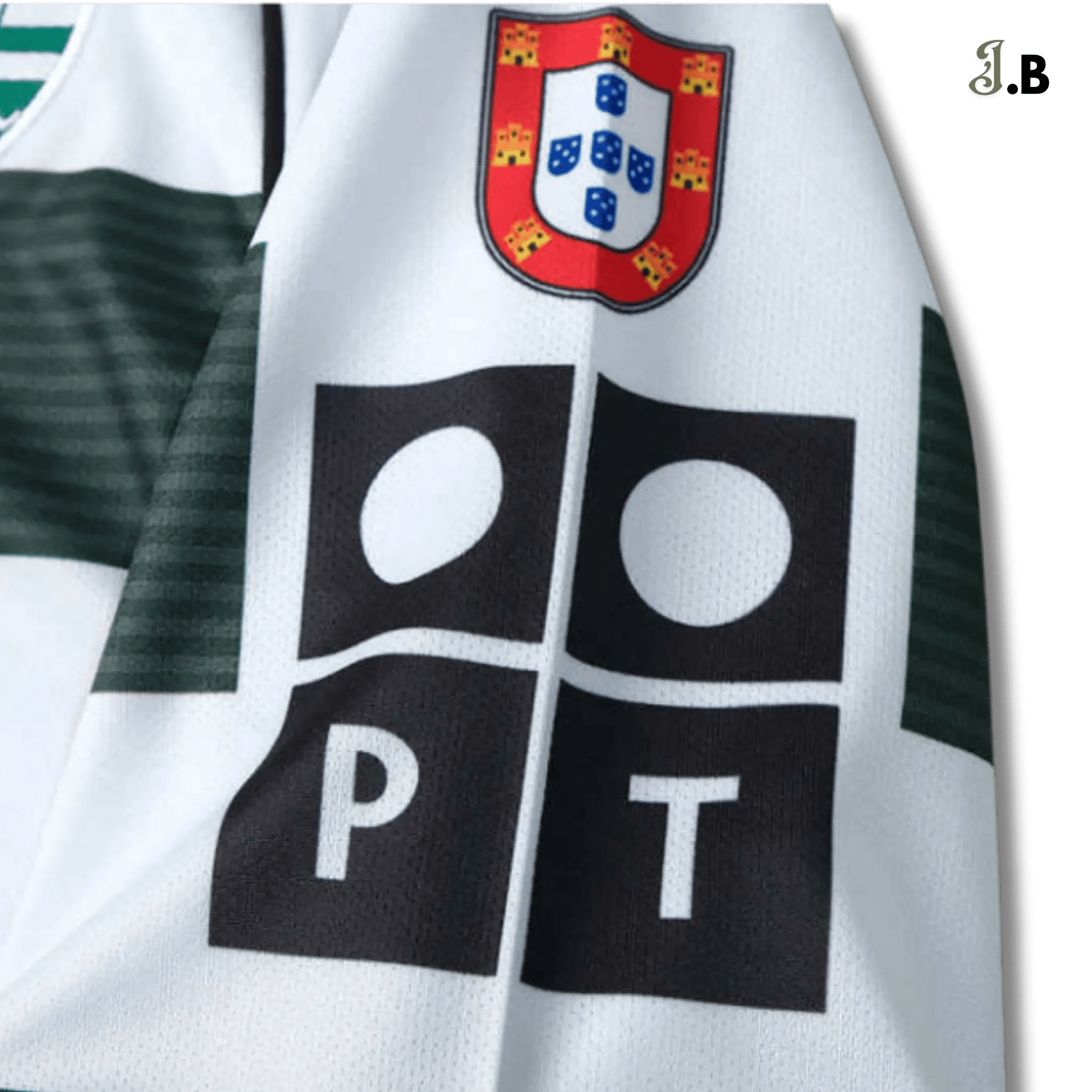 Sporting CP Vintage 01 Green & White Home Fan Jersey - JogaBonito - Jersey