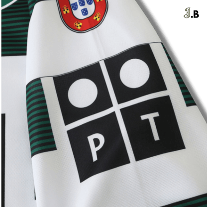 Sporting CP Vintage 01 Green & White Home Long Sleeve - JogaBonito - Jersey