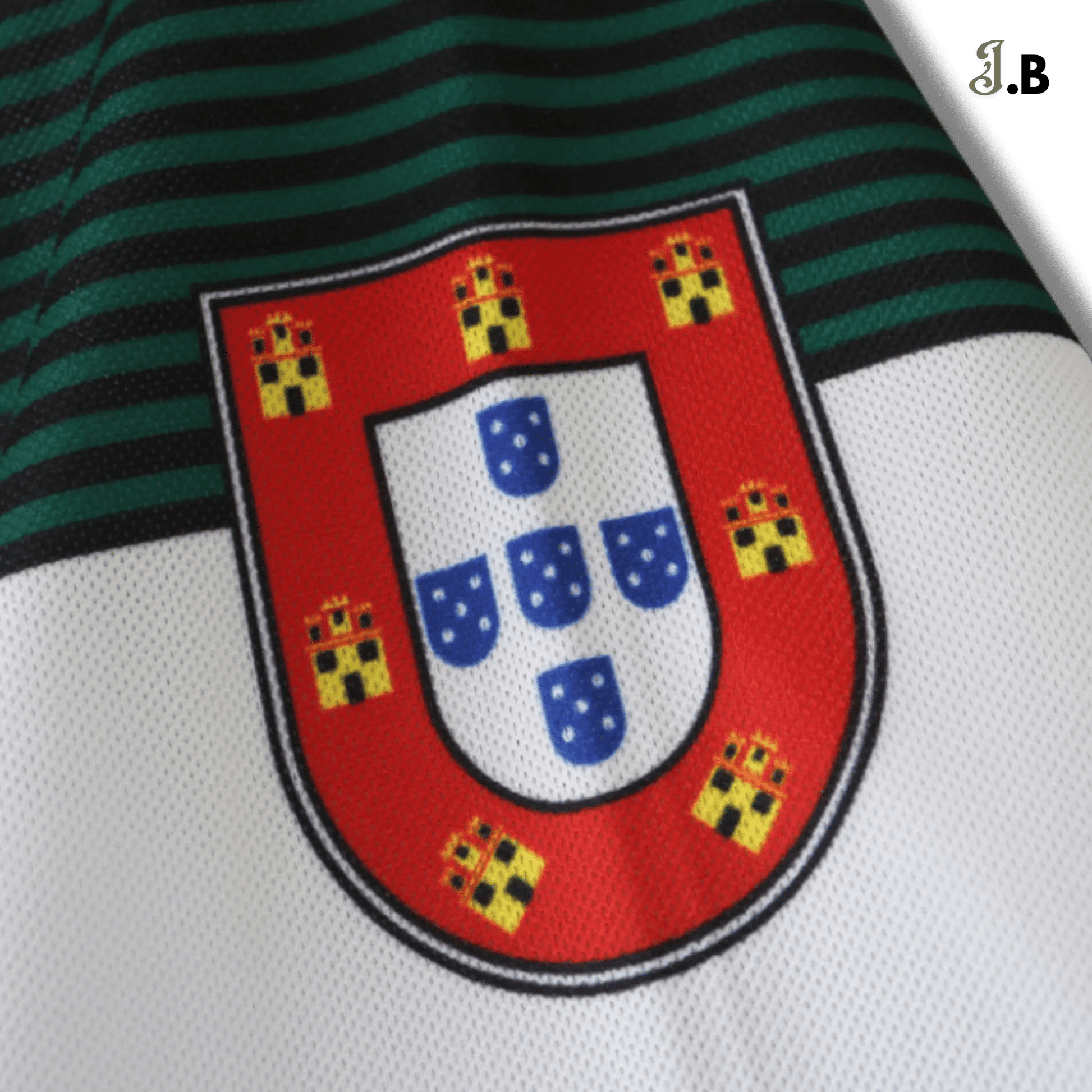 Sporting CP Vintage 01 Green & White Home Long Sleeve - JogaBonito - Jersey