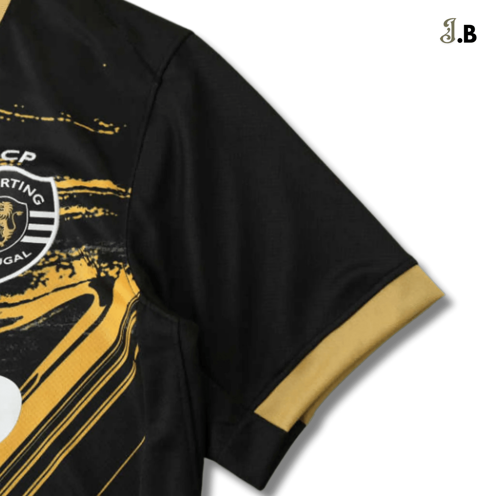 Sporting CP Vintage Black & Orange 3rd Fan Jersey - JogaBonito - Jersey