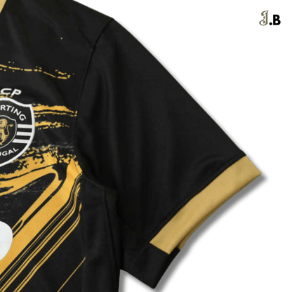 Sporting CP Vintage Black & Orange 3rd Fan Jersey - JogaBonito - Jersey