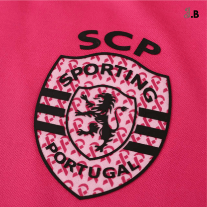 Sporting CP Vintage Pink Training Shirt - JogaBonito - Jersey