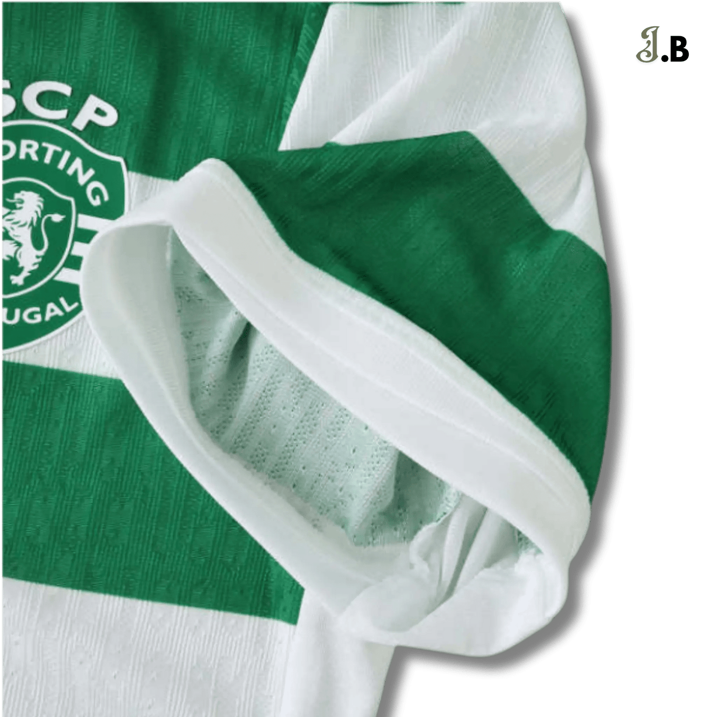 Sporting CP Vintage Striped Home Player Jersey - JogaBonito - Jersey