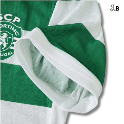 Sporting CP Vintage Striped Home Player Jersey - JogaBonito - Jersey