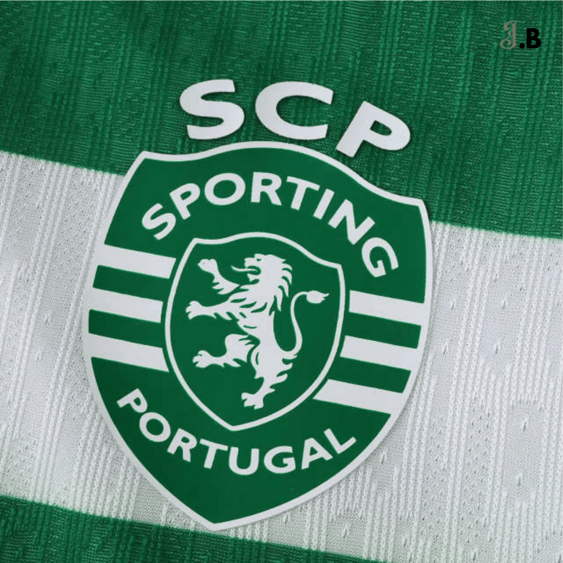 Sporting CP Vintage Striped Home Player Jersey - JogaBonito - Jersey