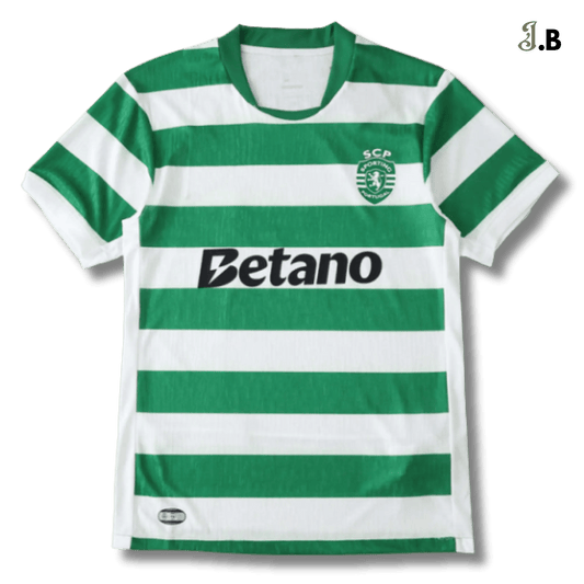 Sporting CP Vintage Striped Home Player Jersey - JogaBonito - Jersey
