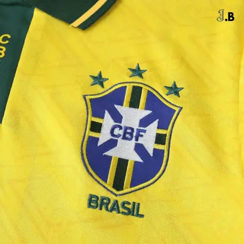 Vintage 1991 Brazil Home Fan Edition Jersey JogaBonito