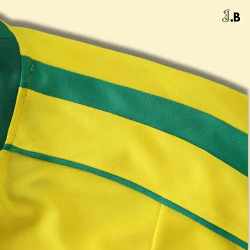Vintage 1998 Brazil Home Fan Edition LS Jersey JogaBonito