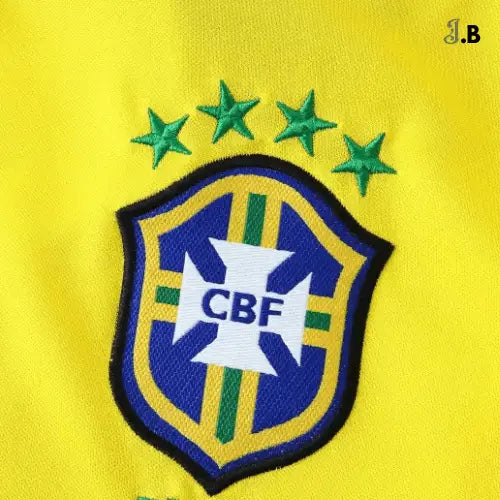 Vintage 1998 Brazil Home Fan Edition LS Jersey JogaBonito