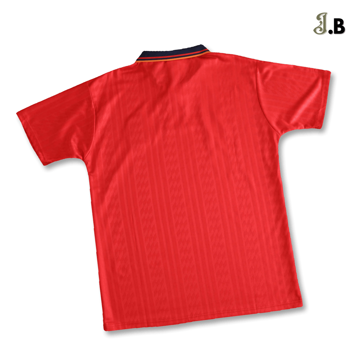 Vintage Spain 1994 Red/Navy Home Fan Jersey - JogaBonito - Jersey