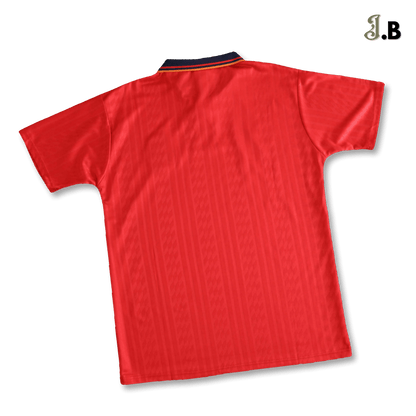 Vintage Spain 1994 Red/Navy Home Fan Jersey - JogaBonito - Jersey