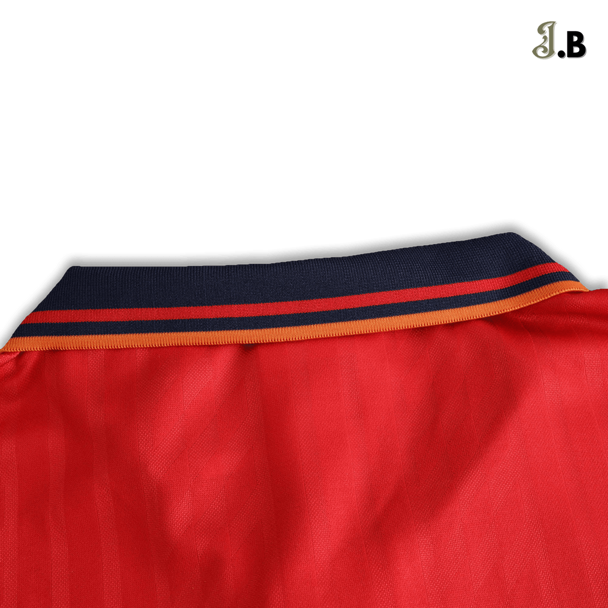 Vintage Spain 1994 Red/Navy Home Fan Jersey - JogaBonito - Jersey