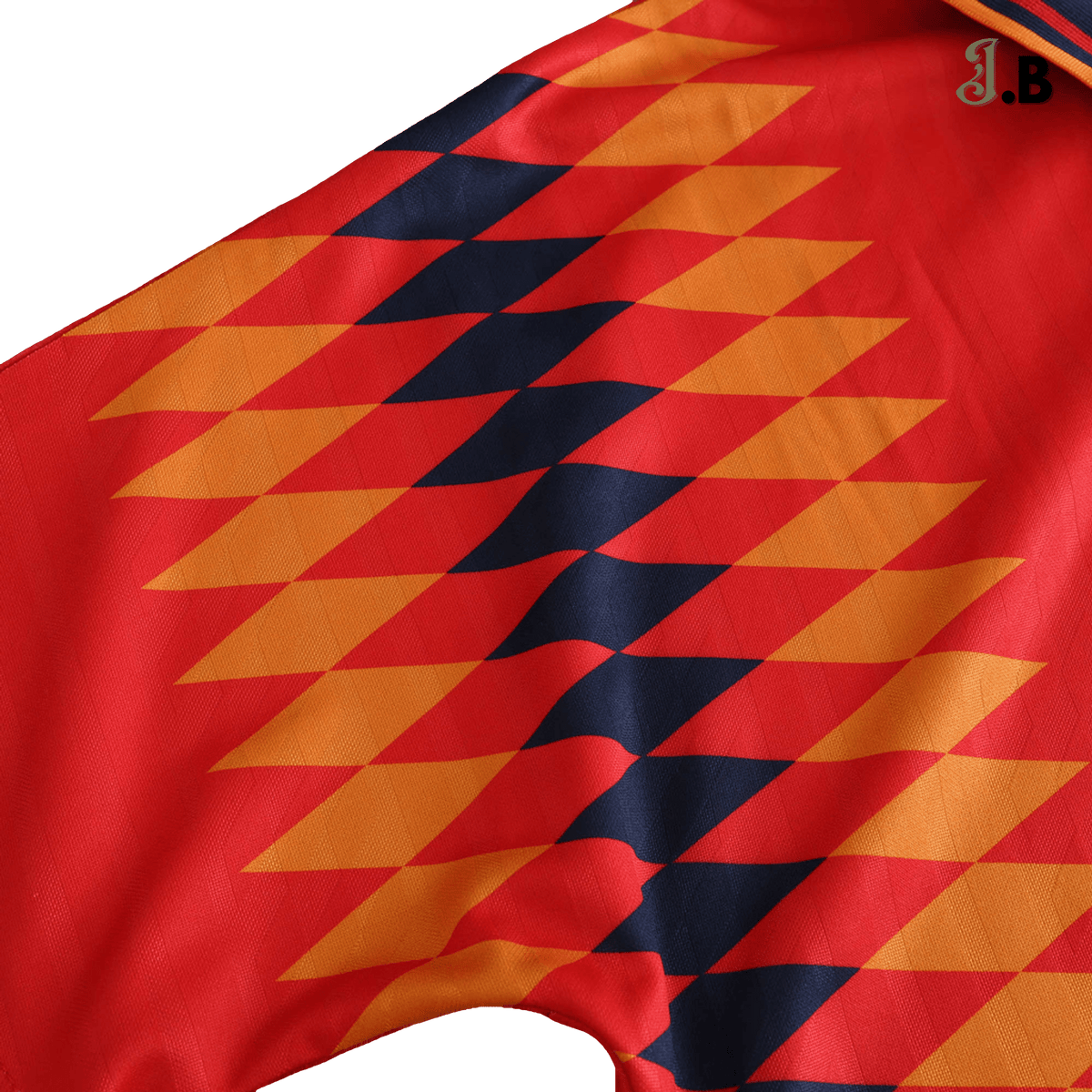 Vintage Spain 1994 Red/Navy Home Fan Jersey - JogaBonito - Jersey
